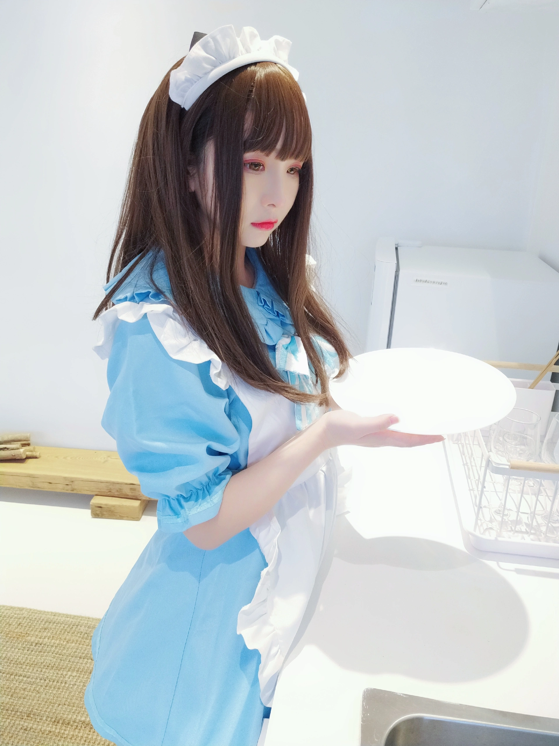 古川kagura - NO.29 蓝白女仆 3