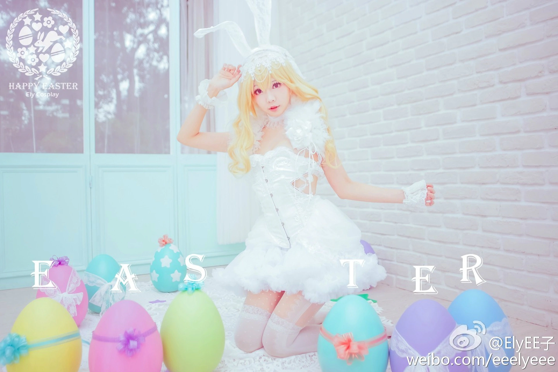 ElyEE子 - NO.14 兔耳白礼服 3